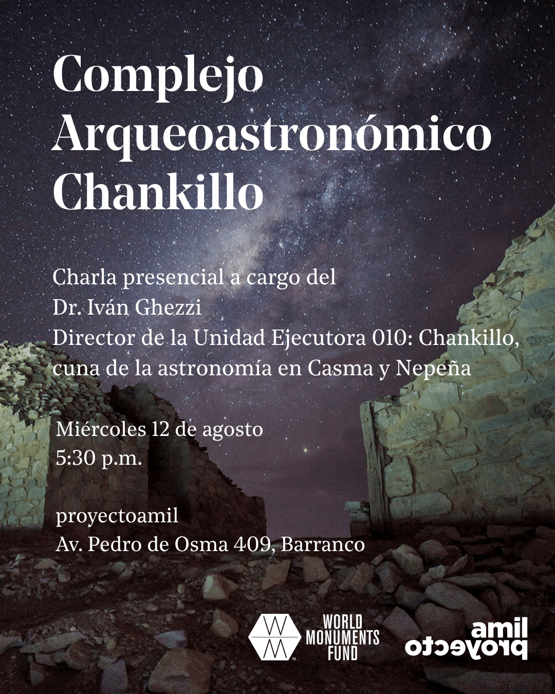 5ta charla proyectoamil - Chankillo