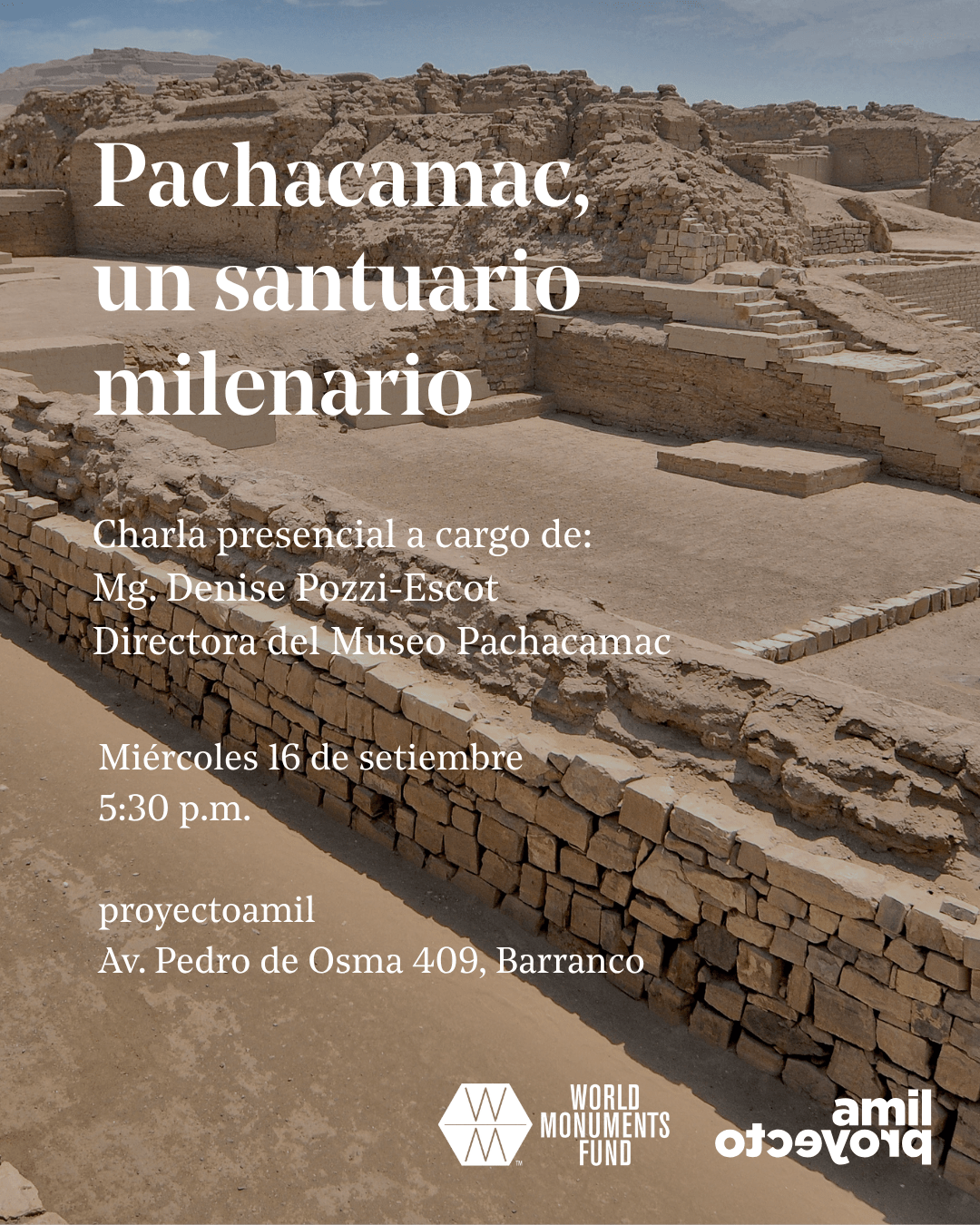 6ta charla proyectoamil - Pachacamac